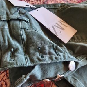 Zara flare high rise skinny jeans